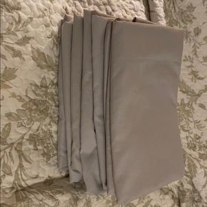 Semi Sheer Silver Window Curtains